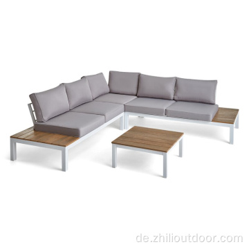 Patio Aluminium Outdoor Sofa Set Freizeit Balkon Sofa